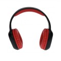 Słuchawki z mikrofonem Rebeltec WAVE bezprzewodowa Bluetooth stereo czarno-czerwone - 1235184