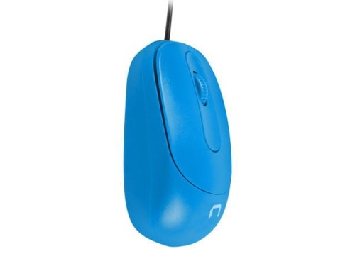 Mysz przewodowa Natec Vireo optyczna 1000 DPI niebieska - 985203