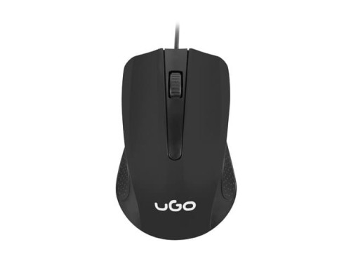 Mysz przewodowa UGO UMY-1213 optyczna 1200 DPI czarna - 1066785
