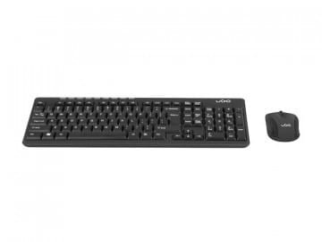 Zestaw klawiatura + mysz membranowa UGO Etna CW110 UZB-1439 (USB (Radio 2.4 GHz); (US); kolor czarny; optyczna; 1200 DPI, 1600 DPI, 800 DPI) - 1066441