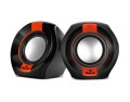 Głośniki REAL-EL S-50 (aktywne,6W, black/red) - 1065127