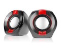 Głośniki REAL-EL S-50 (aktywne,6W, black/red) - 1065125