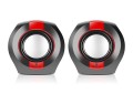 Głośniki REAL-EL S-50 (aktywne,6W, black/red) - 1065121