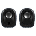 SVEN GŁOŚNIKI 2.0 330 BLACK USB 2X2.5W - 953536