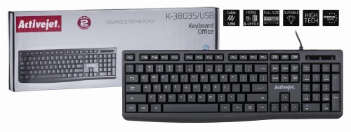 Activejet Klawiatura USB K-3803S - 1065986