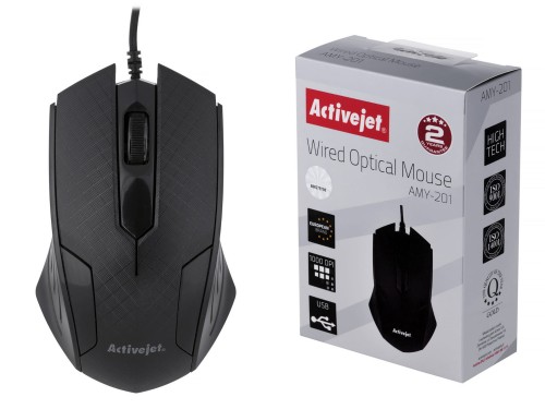 Activejet mysz przewodowa USB AMY-201 - 1067010