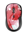 Mysz TRUST YVI WIRELESS RED BRUSH - 1067475