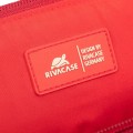 RIVACASE TORBA DAMSKA NA LAPTOP 14" ORLY, CZERWONA, Z MATERIAŁU WODOODPORNEGO, KIESZENIE NA TABLET 10,5", SMARTFON I AKCES. - 1410203