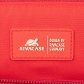 RIVACASE TORBA DAMSKA NA LAPTOP 14" ORLY, CZERWONA, Z MATERIAŁU WODOODPORNEGO, KIESZENIE NA TABLET 10,5", SMARTFON I AKCES. - 1410204