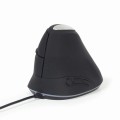 GEMBIRD MYSZ MUS-ERGO-03 ERGONOMICZNA, OPTYCZNA 3200DPI USB CZARNA - 1067750