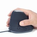 GEMBIRD MYSZ MUS-ERGO-03 ERGONOMICZNA, OPTYCZNA 3200DPI USB CZARNA - 1067752