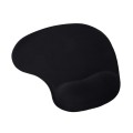 Maxlife Home Office ergonomiczna żelowa podkładka pod mysz 19x24cm czarna - 1284617