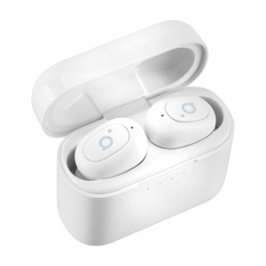 Słuchawki z mikrofonem Acme BH420W bezprzewodowe Bluetooth douszne bezkablowe TWS, białe