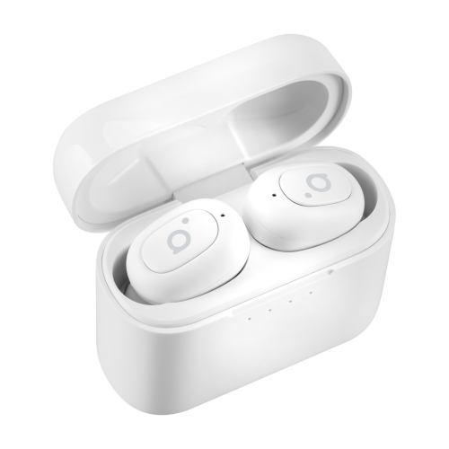 Słuchawki z mikrofonem Acme BH420W bezprzewodowe Bluetooth douszne bezkablowe TWS, białe - 1289696