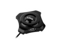 UGO HUB USB 2.0 MAIPO HU50 4 PORTY + PORT DC 3.5 CZARNY UHU-1689 - 1414836