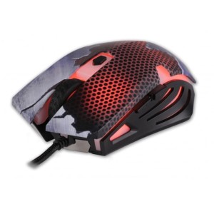 Mysz przewodowa Rebeltec HORNET optyczna Gaming USB grafitowo-srebrna
