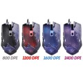 Mysz przewodowa Rebeltec HORNET optyczna Gaming USB grafitowo-srebrna - 1275785