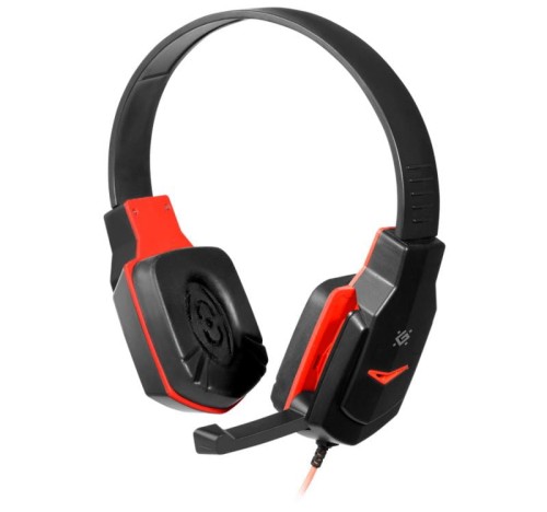 Słuchawki z mikrofonem Defender WARHEAD G-320 Gaming + GRA czarno-czerwone - 968859