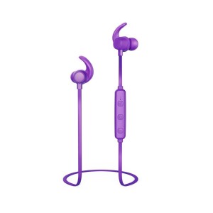Słuchawki z mikrofonem Thomson WEAR7208PU Bluetooth douszne purpurowe