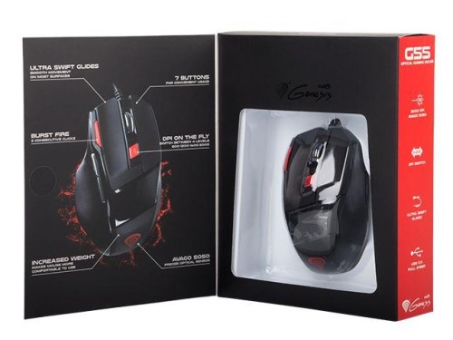 MYSZ NATEC GENESIS G55 2000DPI GAMING - 440173