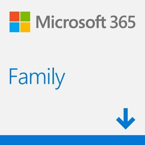 Microsoft 365 Family  (6 użytkowników; 12 miesięcy; Wersja cyfrowa; Domowa; Polska); stara nazwa Office 365 Home - 775231