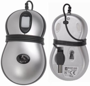MYSZ A4-TECH NAVIGATOR OPTO MINI 015 EASY WIRE, USB