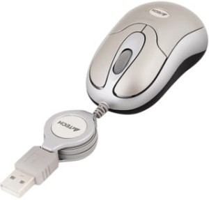 MYSZ A4-TECH EVO OPTO MINI 150, KOLOR SREBRNY, USB