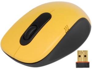 MYSZ A4-TECH G7-630 2.4G, BEZPRZEWODOWA, USB, ŻÓŁTO-CZARNA