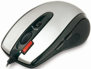 MYSZ A4-TECH EVO GLASER 70D,KOLOR CZARNO-SREBRNY, USB