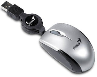 MYSZ OPTYCZNA GENIUS MICRO TRAVELER, USB, KOLOR SREBRNY - 341743