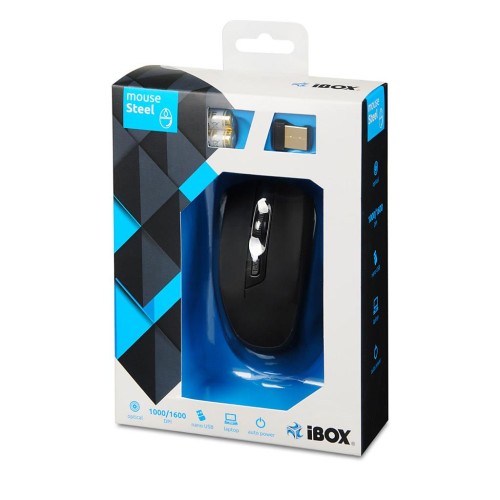 MYSZ I-BOX STEEL OPTYCZNA BEZPRZEWODOWA - 440120