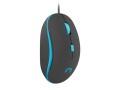 Mysz przewodowa Natec Sparrow optyczna 1200 DPI czarno-niebieska - 542261