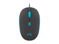 Mysz przewodowa Natec Sparrow optyczna 1200 DPI czarno-niebieska - 699771