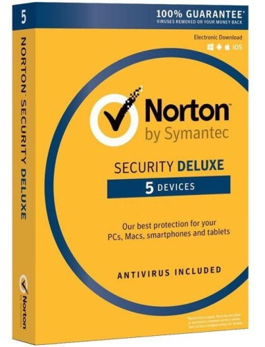 Oprogramowanie NORTON SECURITY DELUXE 3.0 PL 1 USER 5 DEVICES 12MO CARD MM - 689220
