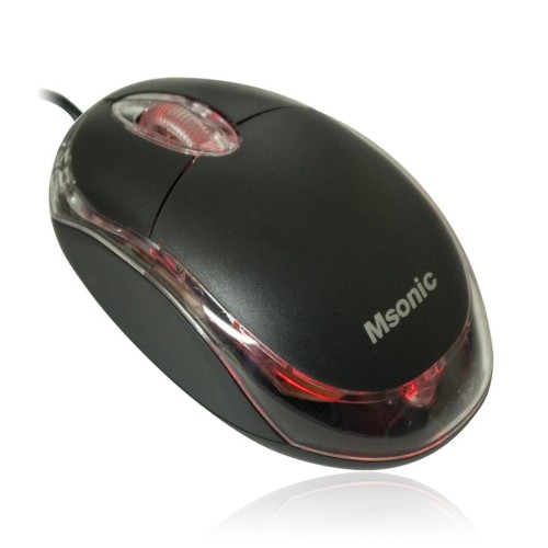 MSONIC MYSZ OPTYCZNA 1200 DPI CZARNA - 439439