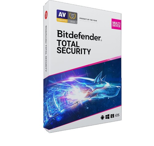 BITDEFENDER Total Security (10 stan.; 12 miesięcy; Wersja cyfrowa; Domowa, Komercyjna) - 926099