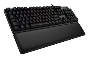 Logitech mechaniczna klawiatura gamingowa G513, USB, Carbon, Tactile switch, RGB