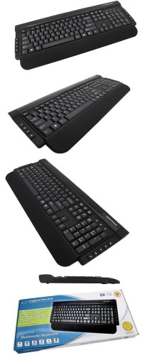 Klawiatura przewodowa Esperanza EK112 USB czarna - 405518