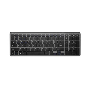 DELUX KLAWIATURA BLUETOOTH + 2.4G K2203D GREY
