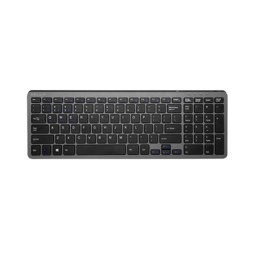 DELUX KLAWIATURA BLUETOOTH + 2.4G K2203D GREY - 1029324