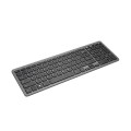 DELUX KLAWIATURA BLUETOOTH + 2.4G K2203D GREY - 1029327