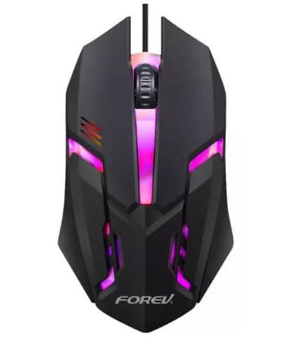 FOREV MYSZ GAMINGOWA PRZEWODOWA PODSWIETLANA LED ROZDZIELCZOŚC 800DPI FV-136 - 1029627