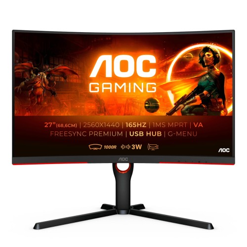 MONITOR AOC LED 27" CQ27G3SU/BK - 1056424