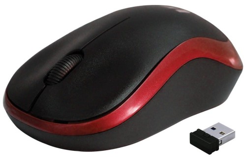 MYSZ REBELTEC METEOR  RED/BLACK WIRELESS USB - 995811