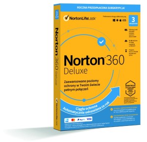 Norton 360 Deluxe 3D/12M BOX - WYMAGA KARTY