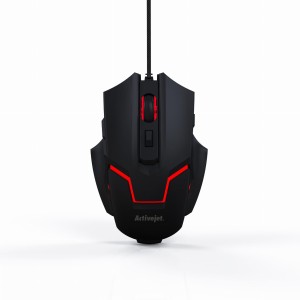 Mysz przewodowa Gaming komputerowa Activejet AMY-208 (optyczna; 3200 DPI; kolor czarny)