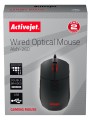 Mysz komputerowa przewodowa Gaming USB Activejet AMY-260 (optyczna; 3200 DPI; kolor grafitowo-czarny) - 736136