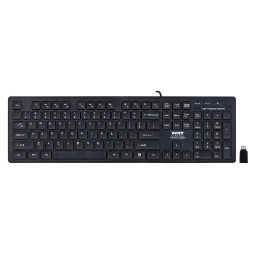 Klawiatura PORT DESIGNS 900752-US TOUGH WIRED - US - 1066341