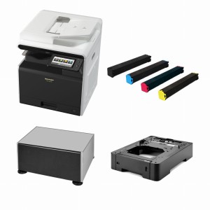 URZĄDZENIE WIELOFUNKCYJNE SHARP BP-30C25 A3 kolor + zestaw (BPCS10+BPDS10+BPGT30BA+BPGT30CA+BPGT30MA+BPGT30YA)