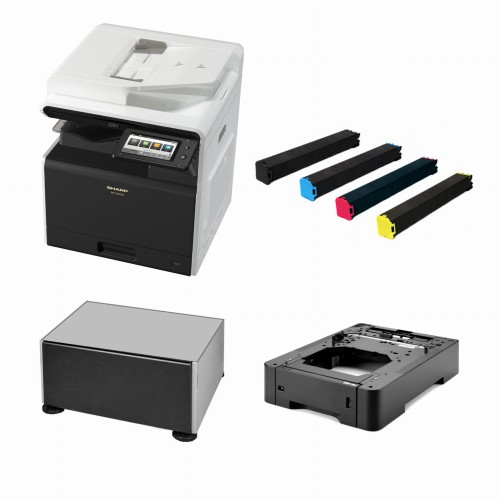URZĄDZENIE WIELOFUNKCYJNE SHARP BP-30C25 A3 kolor + zestaw (BPCS10+BPDS10+BPGT30BA+BPGT30CA+BPGT30MA+BPGT30YA) - 954484